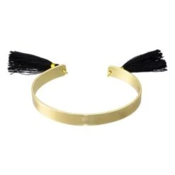 Bracelet Jonc Laiton A Pompon MCR3922NJ Doré Femme