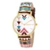 CLUELESS - BCL10031-035 / Montre Cuir Marron Doré Navajo Femme