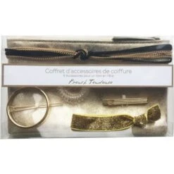 FRENCH TENDANCE Coffret Beauté - Or Ou Argent (9 Pieces)