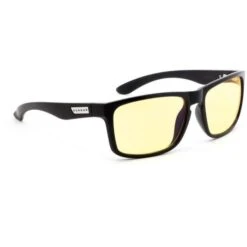 Gunnar - Intercept Onyx - Lunettes Anti Lumiere Bleue - Monture Noire Et Verres Ambrés - Filtrent 65% + Réduction Fatigue Visuelle