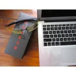 Gunnar - PPK Onyx Lunettes Anti Lumiere Bleue - Monture Noire Souple Et Verres Ambrés - Filtrent 65% -Michael Kors || Guess || Festina Soldes gunnar ppk onyx lunettes anti lumiere bleue monture noire souple et verres ambres filtrent 65 0811127012346 481373