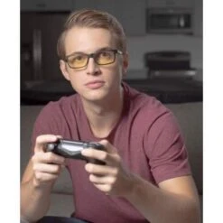 Gunnar - Vertex Onyx - Lunettes Anti Lumiere Bleue - Monture Noire Et Verres Ambrés - Filtrent 65% + Réduction Fatigue Visuelle -Michael Kors || Guess || Festina Soldes gunnar vertex onyx lunettes anti lumiere bleue monture noire et verres ambres filtrent 65 reduction fatigue visuelle 0811127019413 477384