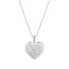LE DIAMANTAIRE Pendentif Coeur Or Blanc Et Diamant Avec Une Chaîne Offerte -Michael Kors || Guess || Festina Soldes le diamantaire pendentif coeur or blanc et diamant avec une chaine offerte 3616121084316 489731
