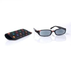 Lunettes Loupe X2.5 Grossissantes VITAEASY Monture Pois Couleur Verres Solaire - Dioptrie +2.5 - UV400