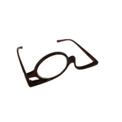 Lunettes Loupe X4 De Maquillage VITAEASY - Dioptrie +4 - Marron
