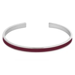 ODISSI Bracelet Bangle Laiton ODI014R Rouge Et Rose Doré Femme